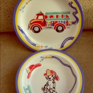 💲⬇️‼️Tiffany & Co “fire station” bowl & plate set